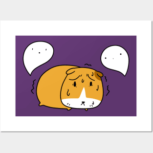 Ghosts and Scared Guinea Pig Posters and Art